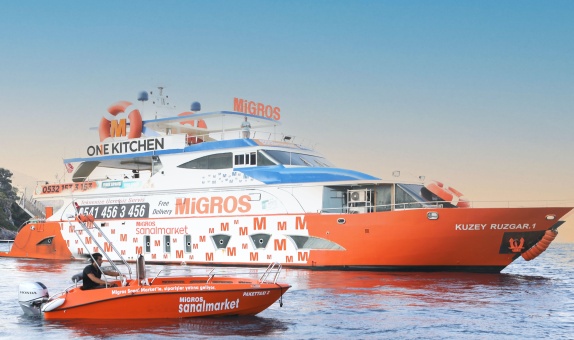 Migros Deniz Market Denize Açıldı
